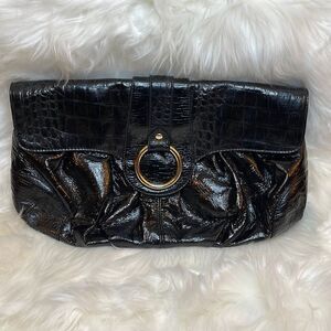 Express Large Black Clutch 